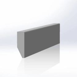 Listwa bukowa czarna 1mb 80x20 R3