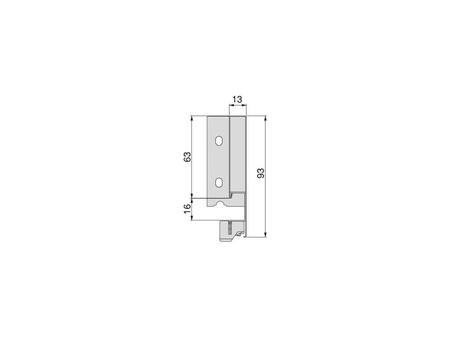 Szuflada Emuca L-550 H-93 Niska z systemem cichego domyku Biała zewnętrzna 40 kg Vertex 3D