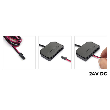 Kabel LED Lynx H 24V DC 1,5 m 10szt. Emuca