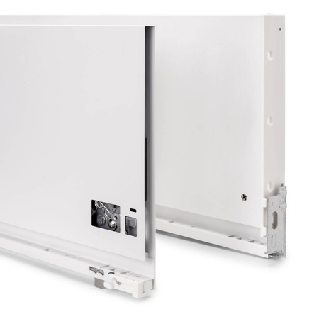 Szuflada Emuca L-450 H-242 Wysoka z systemem cichego domyku biała zewnętrzna 60 kg Vertex 3D
