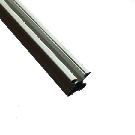 Listwa uchwytowa rączka FALDA 10 mm/4 mm, 2,7 m, srebrny-anodowany