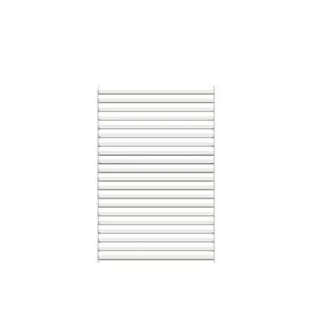 Żaluzja wykonana z aluminium o wymiarach 192cm x 128cm biała