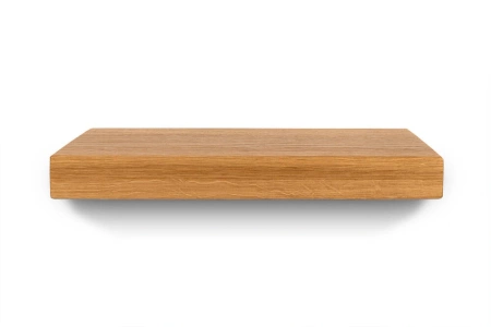 Półka drewniana dębowa o długości 230cm głębokości 30cm i grubości 4cm