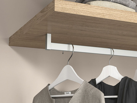 Drążek do szafy Luxe ALU Anodowany mat 3900mm długości