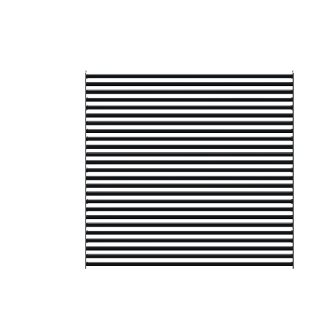 Żaluzja wykonana z aluminium o wymiarach 253cm x 240cm antracyt 