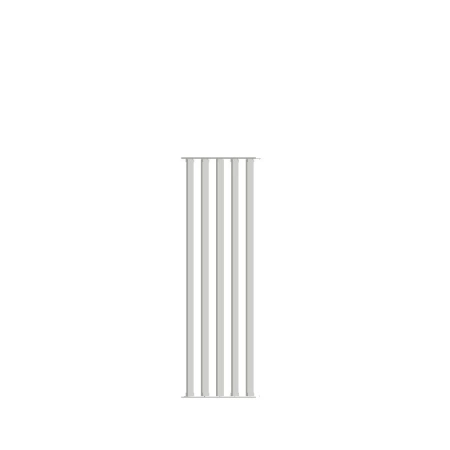 Żaluzja wykonana z aluminium o wymiarach 48cm x 153cm biały