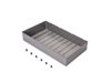 Szuflada metalowa do szafy i garderoby Quartz, 740 (M90), Stal, Tytanowy