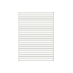 Żaluzja wykonana z aluminium o wymiarach 169cm x 240cm biały