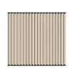 Ścianka ruchoma o szerokości 1920mm i wysokości 1730mm System aluminiowy czarny i 20 desek sosnowych surowych