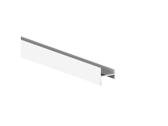 Profil do drzwi przesuwnych Placard H19x12/22, długość 2,35m cięty na 1,95m + reszta długości, Aluminium, Anodowany mat