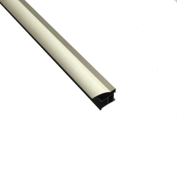 Listwa uchwytowa rączka NOVO 10 mm/4 mm, 2,7 m, srebrny-anodowany