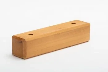 Noga bukowa lakierowana 45x45x200 Naturalna