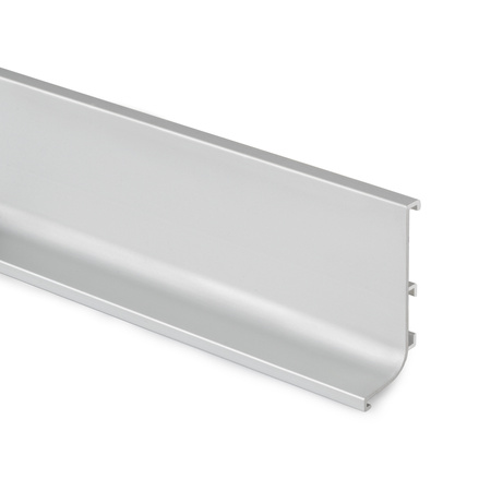 Profili Gola-e górny 2,35 m do bezuchwytowych frontów modułowych cięty na 1,95 m i reszta długości Anodowany mat w kształcie litery L ilość 1 szt.