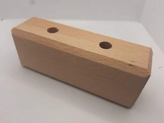 Noga bukowa 35x45x120 Surowa