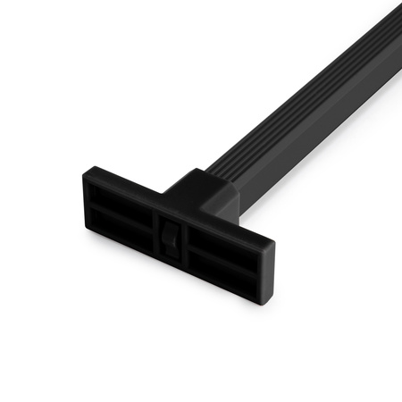 Szuflada ramka na akcesoria w zestawie z 7 drążkami na spodnie 560 - 594(M60) czarna Hack aluminium kpl 1szt.