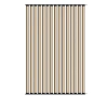 Ścianka ruchoma o szerokości 1440mm i wysokości 2130mm System aluminiowy czarny i 15 desek sosnowych surowych
