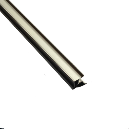 Listwa uchwytowa rączka NOVO 10 mm/4 mm, 2,7 m, srebrny-anodowany