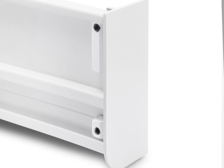 Zaślepka do górnego profilu Gola do mebli kuchennych , Prawa, Aluminium, Malowane na biało