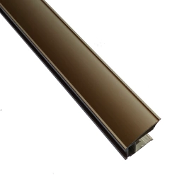Listwa uchwytowa rączka CARO 18 mm, 2,7 m, szampan-anodowany