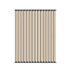 Ścianka ruchoma o szerokości 1440mm i wysokości 1830mm System aluminiowy czarny i 15 desek sosnowych surowych