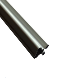 Listwa uchwytowa rączka FALDA 10 mm/4 mm, 2,7 m, srebrny-anodowany