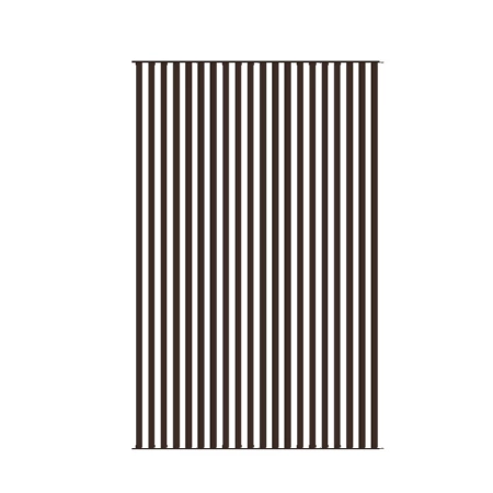Żaluzja wykonana z aluminium o wymiarach 192cm x 298cm brąz