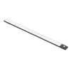 Półka drewniana dębowa 130x25x4cm w zestawie z lampą LED Kaus 60 cm z czujnikiem ruchu Czarny