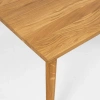 Ława dębowa w kwadrat z litego drewna nogi rozwiedzione wymiar 70cm x 70cm x 45cm wysokości lakier Mat