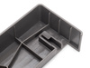 Rama z cichym domykiem i prowadnicami z pełnym wysuwem do akcesoriów meblowych Quartz, 612-638mm, Aluminium i plastik, Tytanowy