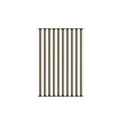 Ścianka ruchoma o szerokości 960mm i wysokości 1430mm System aluminiowy antracytowy i 10 desek sosnowych surowych