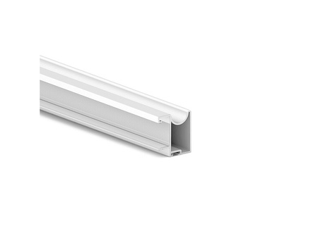 Listwa uchwytowa do szaf Wave 16, długość 2.35m, Aluminium, Malowane na biało