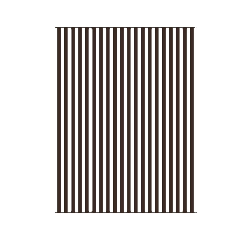 Żaluzja wykonana z aluminium o wymiarach 192cm x 253cm brąz