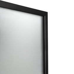 Wzornik profilu aluminiowego PLUS 7 o długości 10 cm Teksturowa czerń Emuca