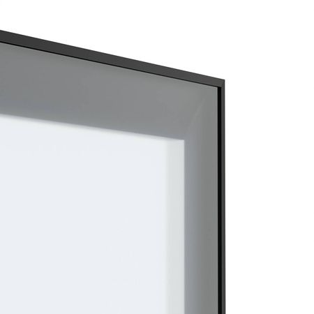 Wzornik profilu aluminiowego PLUS 11 o długości 10 cm Teksturowa czerń Emuca