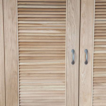 Żaluzja front dębowy wysokość 2100mm i szerokość 594mm grubość 25mm