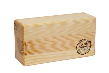Cegła do jogi sosnowa 23x12x7,5 cm wąska