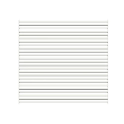 Żaluzja wykonana z aluminium o wymiarach 253cm x 240cm biały