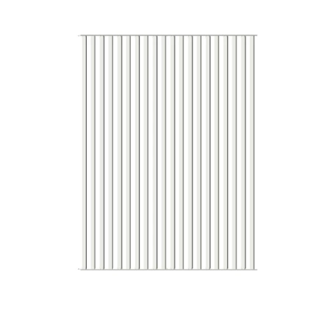 Żaluzja wykonana z aluminium o wymiarach 192cm x 253cm biała