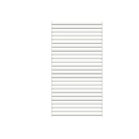 Żaluzja wykonana z aluminium o wymiarach 128cm x 240cm biały