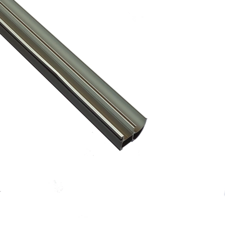 Listwa uchwytowa rączka FORM 10 mm/4 mm, 2,7 m, srebrny-anodowany