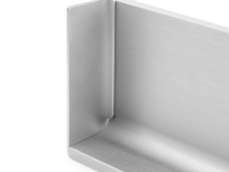 Zaślepka do górnego profilu Gola do mebli kuchennych , Lewa, Aluminium, Malowane na Anodowany mat