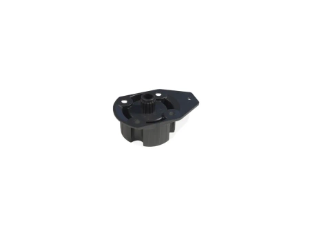 Podstawa montażowa do nóżek Bone, średnica 12,5 mm, Plastik, Czarny