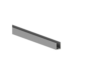 Profil do drzwi przesuwnych Placard U10x16, 2.35m cięty na 1,95m + reszta długości, Aluminium, Anodowany mat
