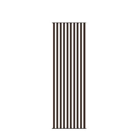 Żaluzja wykonana z aluminium o wymiarach 96cm x 298cm brąz