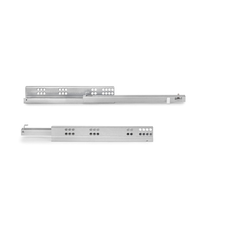 Prowadnica Silver 390 mm dolny montaż Lewa cichy domyk Emuca