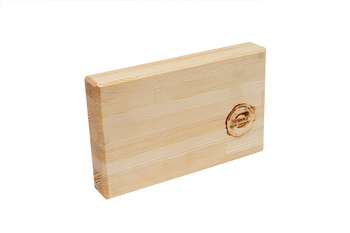 Cegła połowa do jogi sosnowa 23x15x3-3,5 cm
