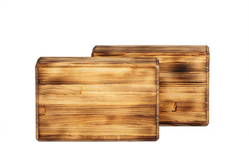 Cegła do jogi sosnowa opalana 23x15x7,5 cm 2 szt.