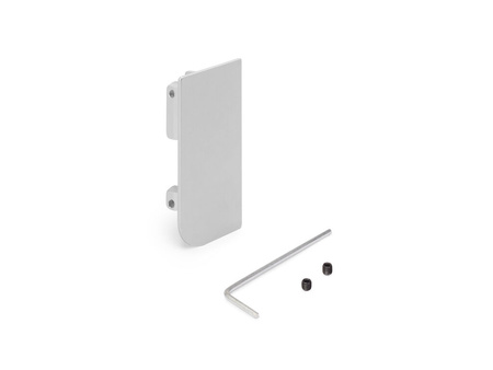 Zaślepka do górnego profilu Gola do mebli kuchennych , Lewa, Aluminium, Malowane na Anodowany mat