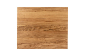 Blat z litego drewna dębowego 60 cm x 140 cm lakier mat