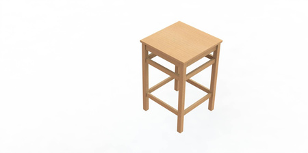 Stół stolik bukowy wysokość 75cm blat 2cm noga 4cm x 4cm szerokość 50cm i głębokość 50cm